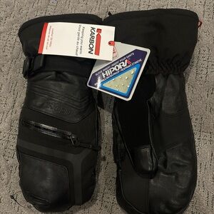 Karbon Black Men's Gloves